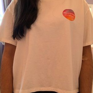 hollister cropped t shirt